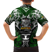 Personalised Warriors Maori Darts Hawaiian Shirt New Zealand Darts Silver Fern DT02 - Polynesian Pride
