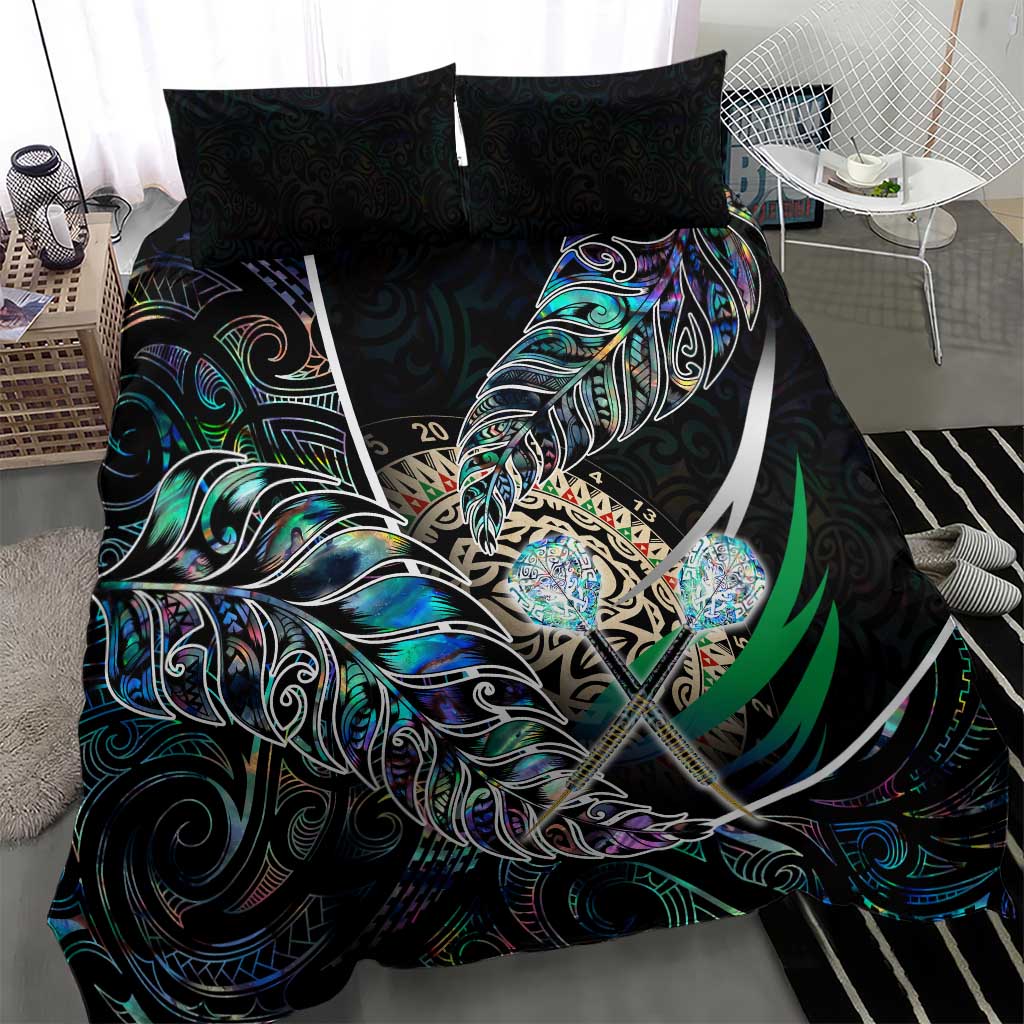 New Zealand Darts Bedding Set NZ Paua Shell Maori Fern DT02 - Polynesian Pride