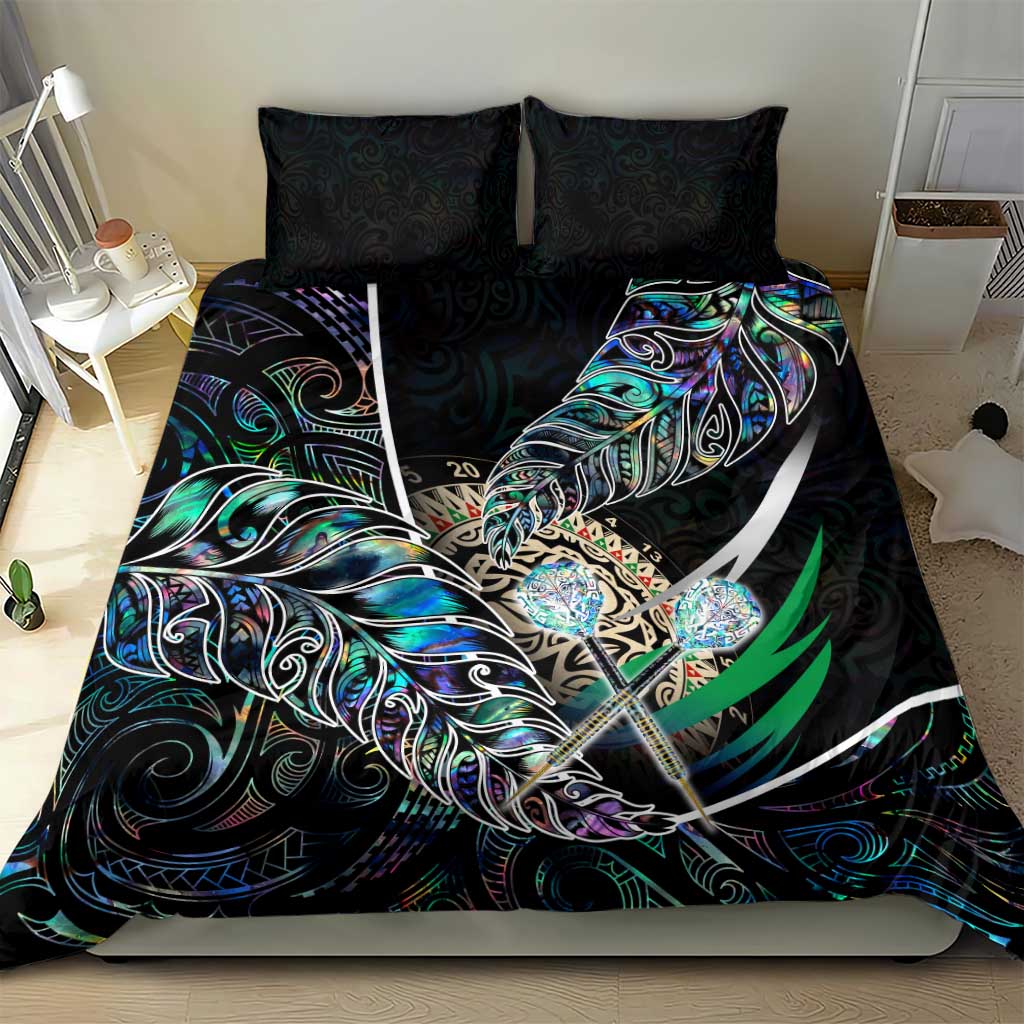New Zealand Darts Bedding Set NZ Paua Shell Maori Fern DT02 - Polynesian Pride