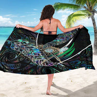 New Zealand Darts Sarong NZ Paua Shell Maori Fern DT02 - Polynesian Pride