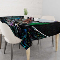 New Zealand Darts Tablecloth NZ Paua Shell Maori Fern DT02 - Polynesian Pride