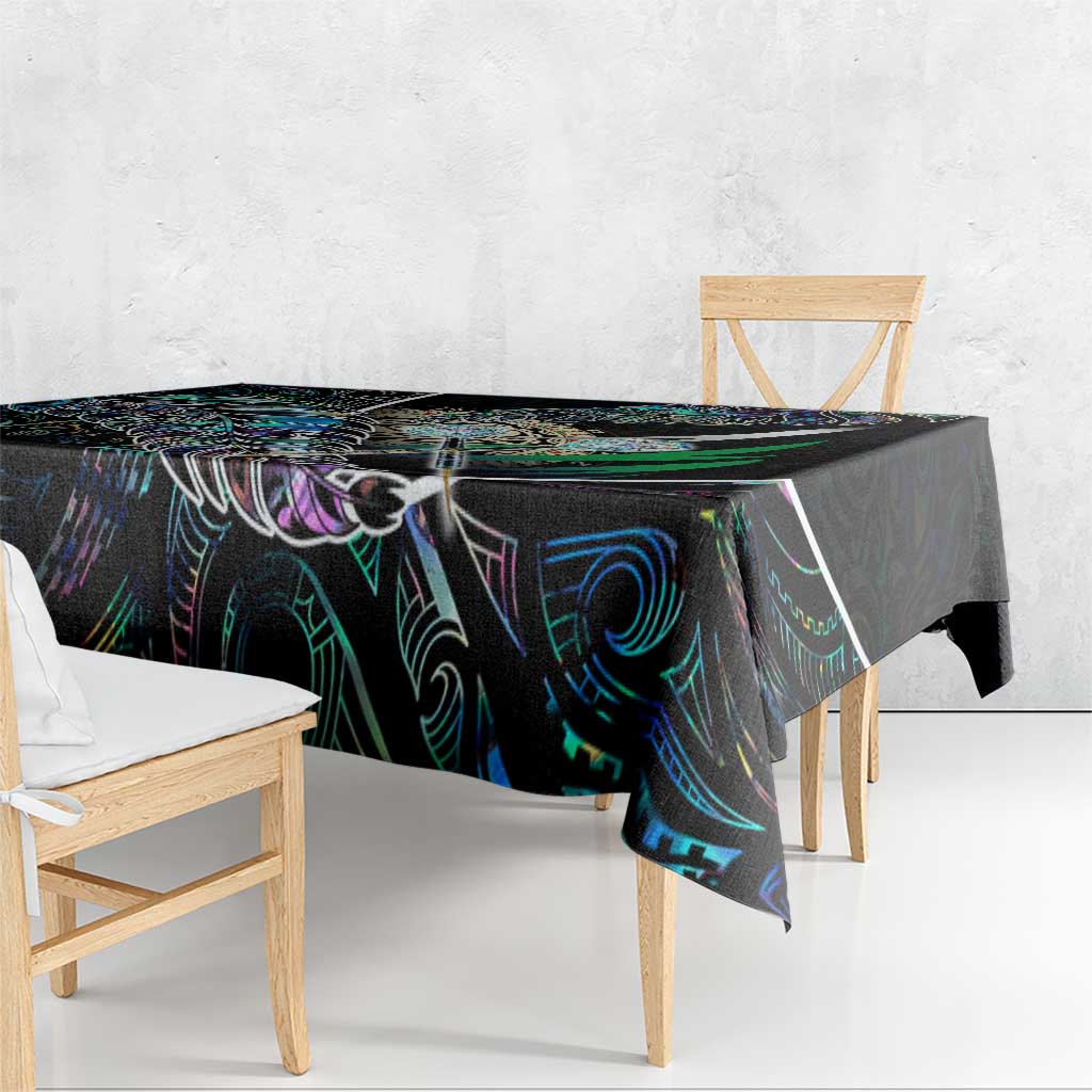 New Zealand Darts Tablecloth NZ Paua Shell Maori Fern DT02 - Polynesian Pride