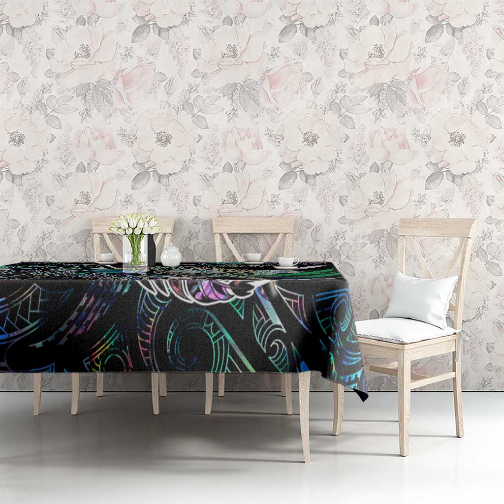 New Zealand Darts Tablecloth NZ Paua Shell Maori Fern DT02 - Polynesian Pride