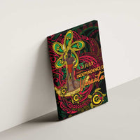 Vanuatu 45th Independence Anniversary Canvas Wall Art Flower Melanesian Namele Turtle DT02 - Polynesian Pride