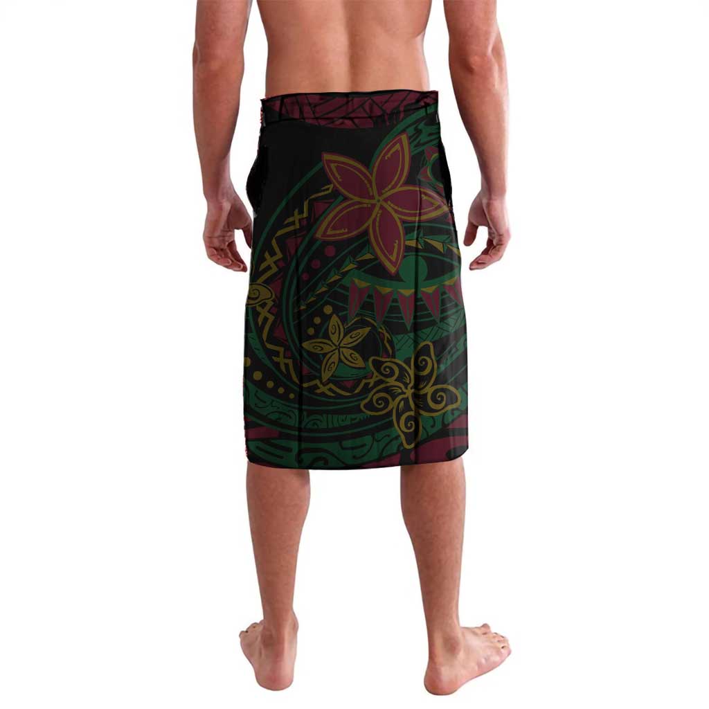 Custom Vanuatu 45th Independence Anniversary Lavalava Flower Melanesian Namele Turtle DT02 - Polynesian Pride