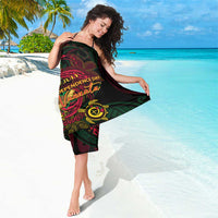 Vanuatu 45th Independence Anniversary Sarong Flower Melanesian Namele Turtle DT02 - Polynesian Pride