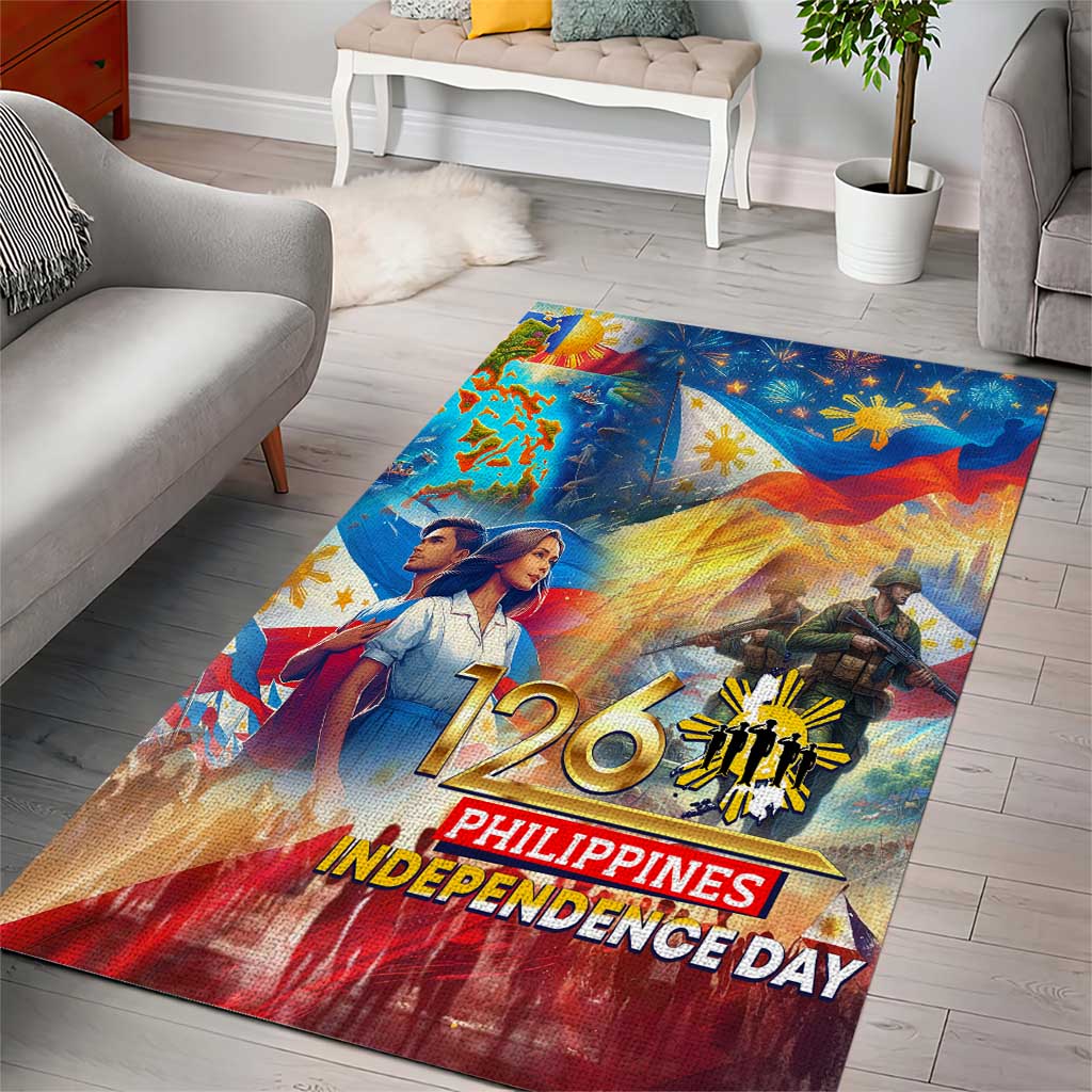 The Philippines 126th Independence Anniversary Area Rug Art Style DT02 - Polynesian Pride