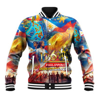Custom The Philippines 126th Independence Anniversary Baseball Jacket Art Style DT02 Unisex Art - Polynesian Pride