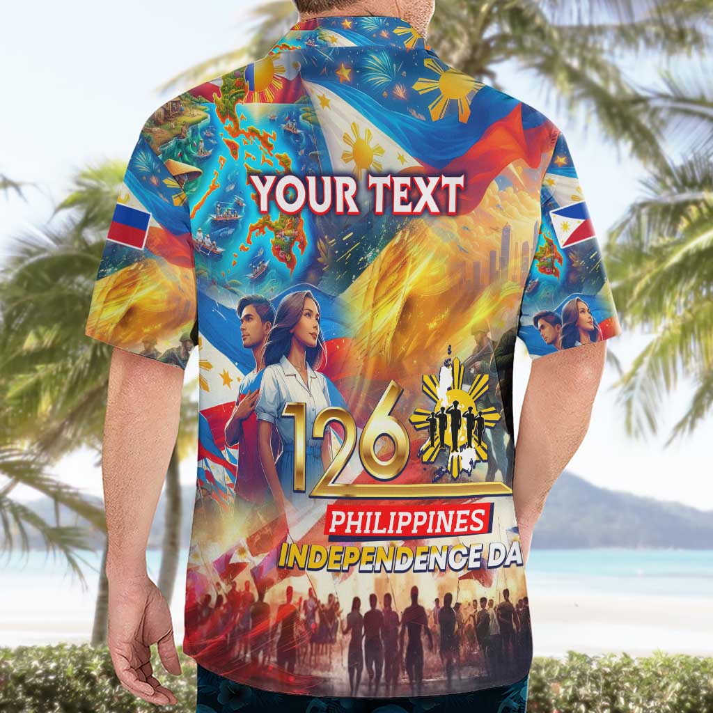 Custom The Philippines 126th Independence Anniversary Hawaiian Shirt Art Style DT02 - Polynesian Pride