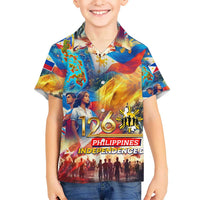 Custom The Philippines 126th Independence Anniversary Hawaiian Shirt Art Style DT02 - Polynesian Pride