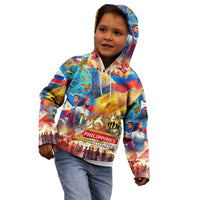 Custom The Philippines 126th Independence Anniversary Kid Hoodie Art Style DT02 - Polynesian Pride