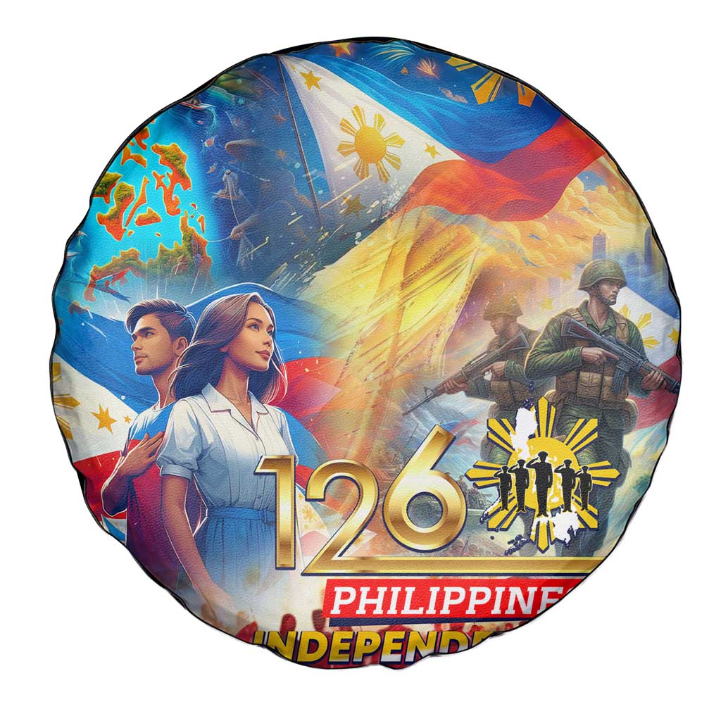 The Philippines 126th Independence Anniversary Spare Tire Cover Art Style DT02 - Polynesian Pride