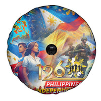 The Philippines 126th Independence Anniversary Spare Tire Cover Art Style DT02 - Polynesian Pride