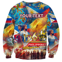 Custom The Philippines 126th Independence Anniversary Sweatshirt Art Style DT02 - Polynesian Pride