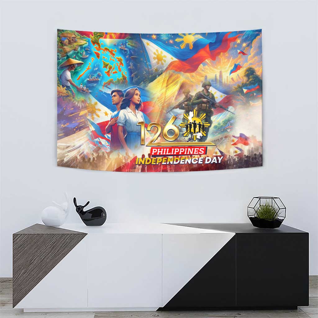 The Philippines 126th Independence Anniversary Tapestry Art Style DT02 - Polynesian Pride