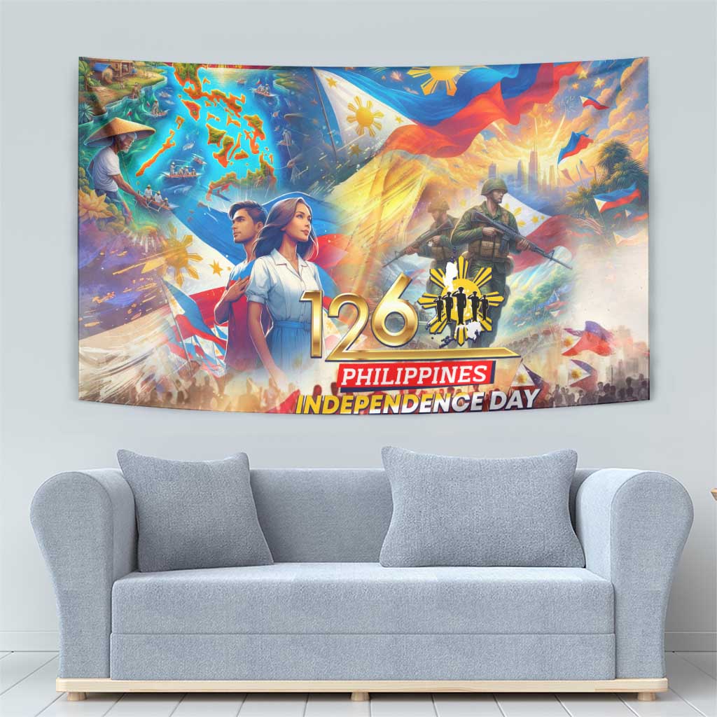 The Philippines 126th Independence Anniversary Tapestry Art Style DT02 - Polynesian Pride