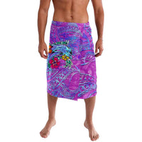 Dolphin Polynesia Lavalava Hibiscus Tropical Wave - Purple Vibes DT02 Purple - Polynesian Pride