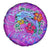 Dolphin Polynesia Spare Tire Cover Hibiscus Tropical Wave - Purple Vibes