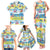 Surfing Christmas Family Matching Tank Maxi Dress and Hawaiian Shirt Tropical Santa Let's Go Surfing DT02 - Polynesian Pride