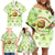 Kiwi Cannibalism Family Matching Off Shoulder Short Dress and Hawaiian Shirt New Zealand Kiwi Cute Bird Funny