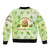 Kiwi Cannibalism Sleeve Zip Bomber Jacket New Zealand Kiwi Cute Bird Funny