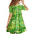 I Love Kiwi Family Matching Off Shoulder Short Dress and Hawaiian Shirt New Zealand Kiwi Fruit Summer Cocktail