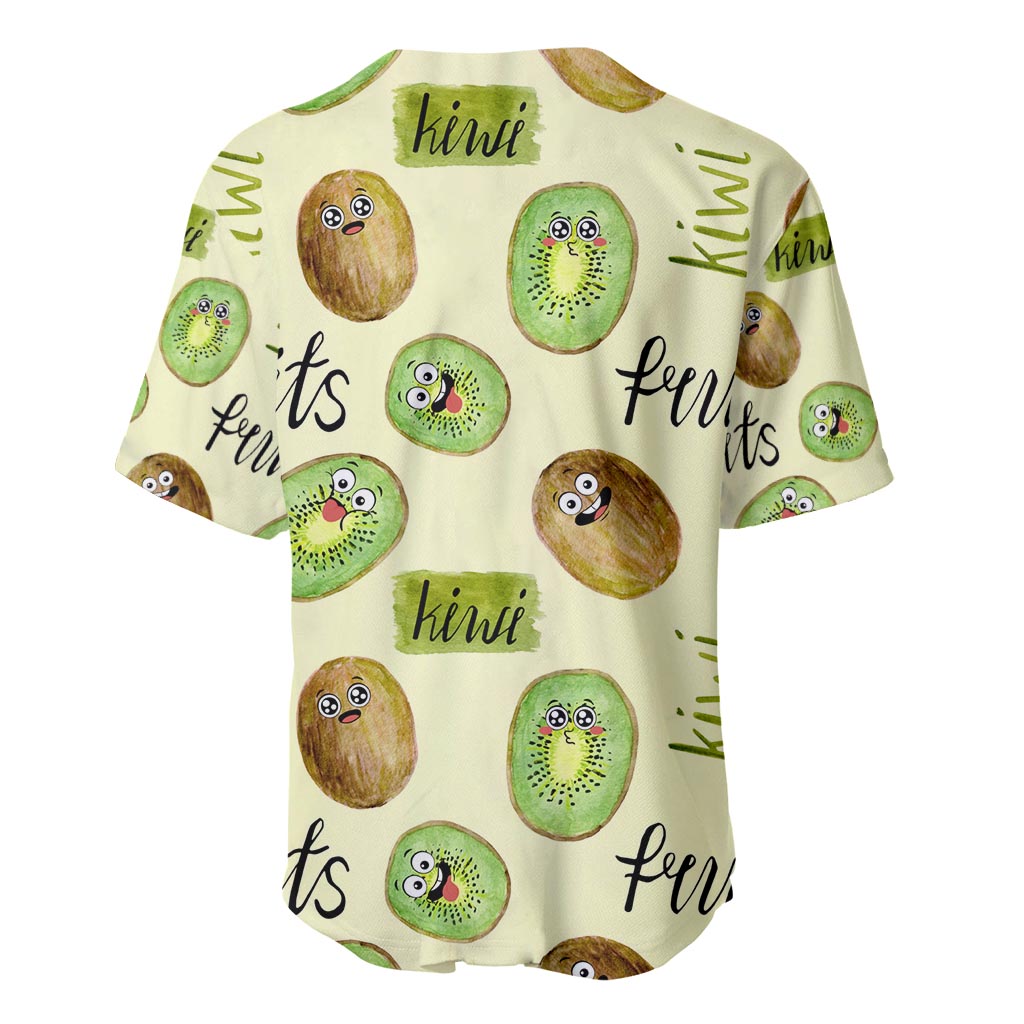 Kiwi Cute Humorous Baseball Jersey New Zealand Fruit DT02 - Polynesian Pride