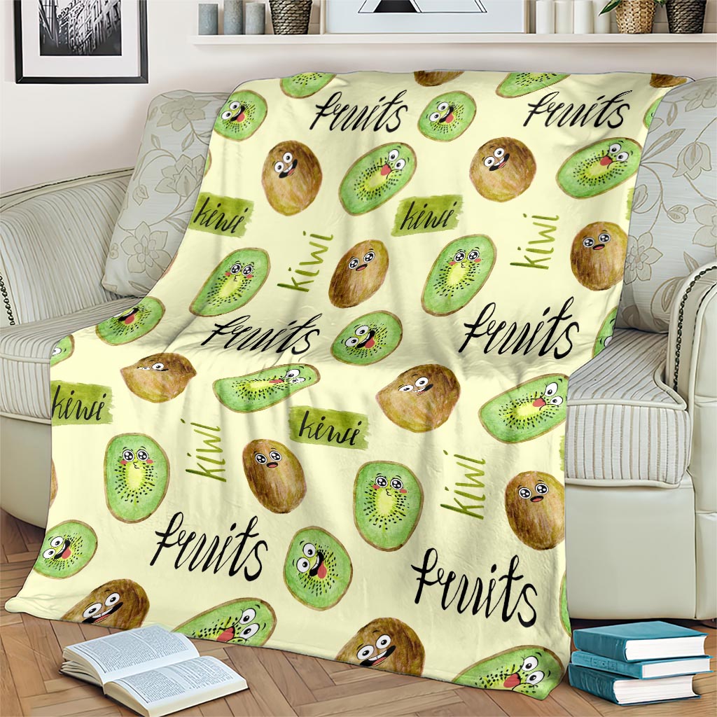 Kiwi Cute Humorous Blanket New Zealand Fruit DT02 - Polynesian Pride