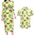 Kiwi Cute Humorous Couples Matching Long Sleeve Bodycon Dress and Hawaiian Shirt New Zealand Fruit