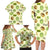 Kiwi Cute Humorous Family Matching Long Sleeve Bodycon Dress and Hawaiian Shirt New Zealand Fruit