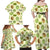 Kiwi Cute Humorous Family Matching Off Shoulder Maxi Dress and Hawaiian Shirt New Zealand Fruit