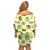 Kiwi Cute Humorous Family Matching Off Shoulder Short Dress and Hawaiian Shirt New Zealand Fruit