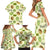 Kiwi Cute Humorous Family Matching Short Sleeve Bodycon Dress and Hawaiian Shirt New Zealand Fruit