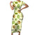 Kiwi Cute Humorous Family Matching Short Sleeve Bodycon Dress and Hawaiian Shirt New Zealand Fruit