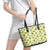 Kiwi Cute Humorous Leather Tote Bag New Zealand Fruit