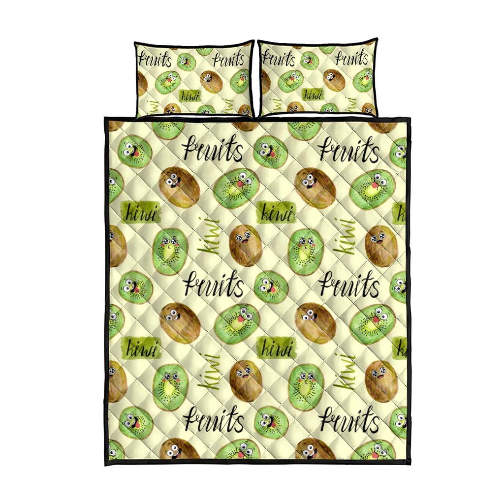 Kiwi Cute Humorous Quilt Bed Set New Zealand Fruit DT02 - Polynesian Pride