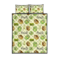 Kiwi Cute Humorous Quilt Bed Set New Zealand Fruit DT02 - Polynesian Pride