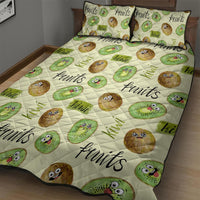 Kiwi Cute Humorous Quilt Bed Set New Zealand Fruit DT02 - Polynesian Pride