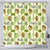 Kiwi Cute Humorous Shower Curtain New Zealand Fruit