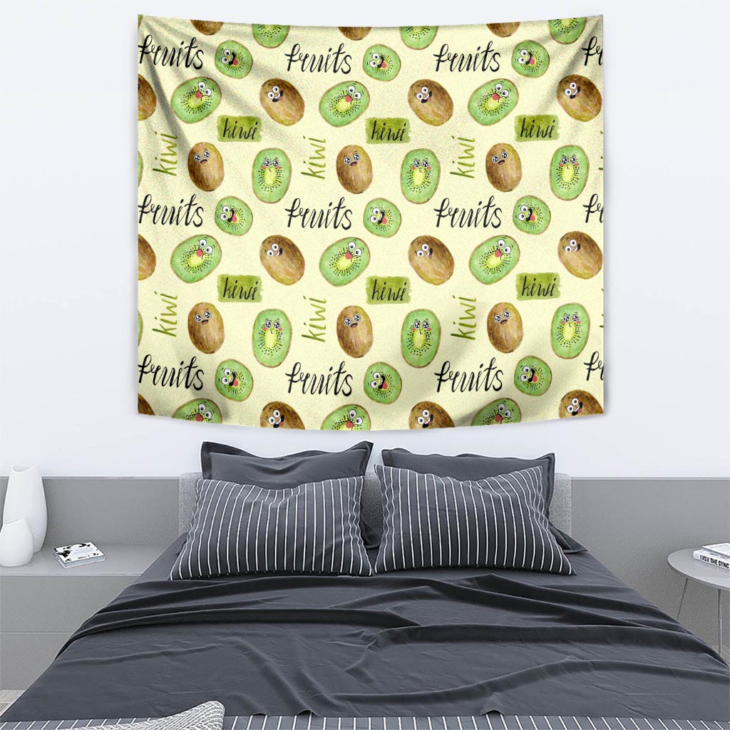 Kiwi Cute Humorous Tapestry New Zealand Fruit DT02 - Polynesian Pride