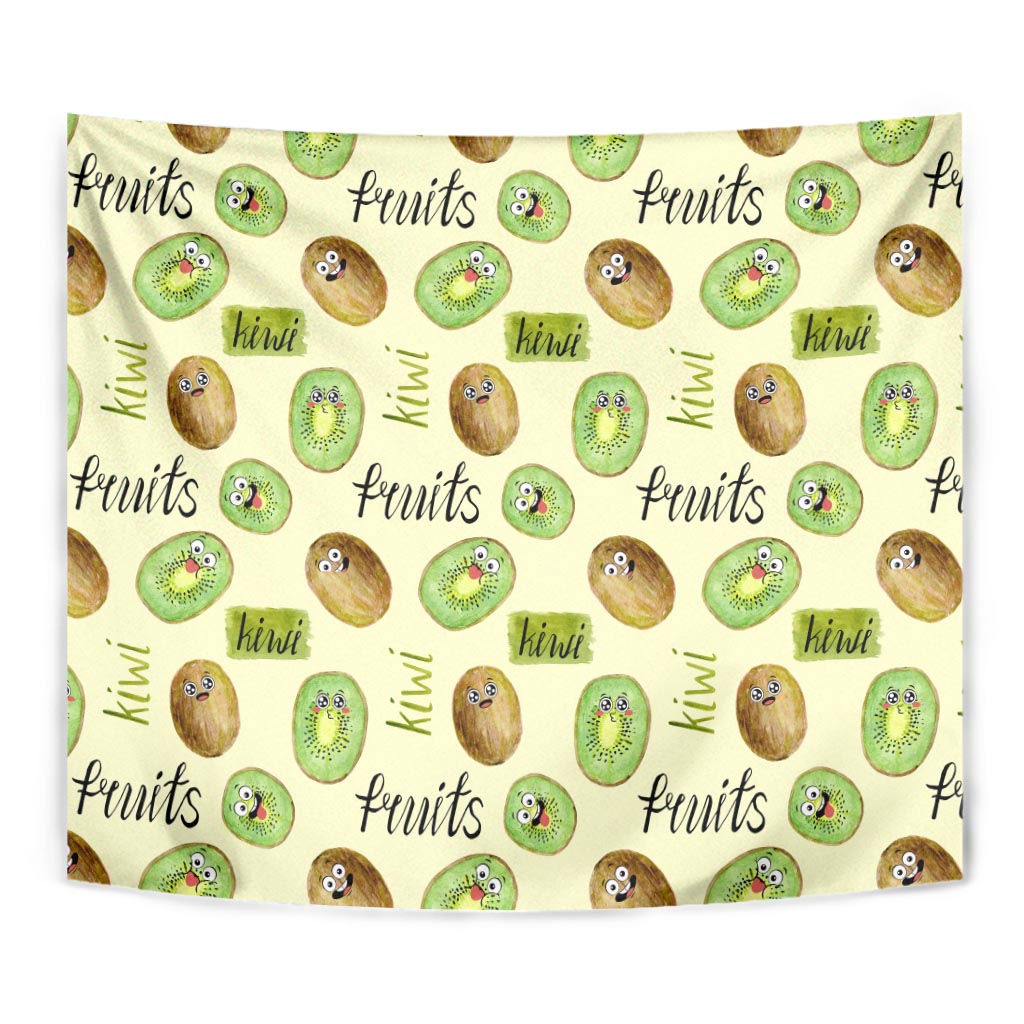 Kiwi Cute Humorous Tapestry New Zealand Fruit DT02 - Polynesian Pride
