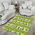 New Zealand Kiwi Fruit Witty Kiwi Bird Area Rug