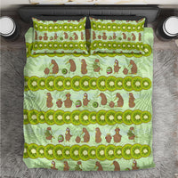 New Zealand Kiwi Fruit Witty Kiwi Bird Bedding Set DT02 Green - Polynesian Pride