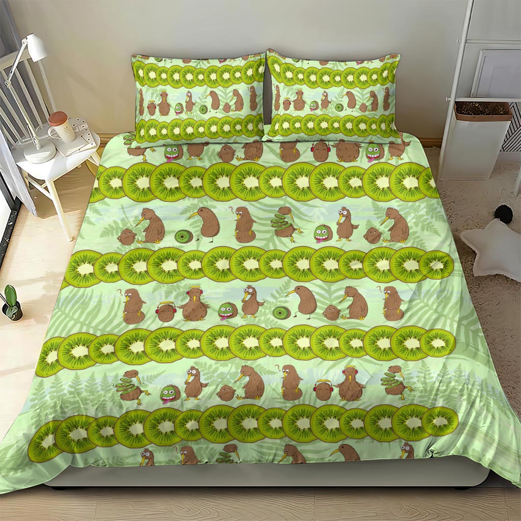 New Zealand Kiwi Fruit Witty Kiwi Bird Bedding Set DT02 - Polynesian Pride