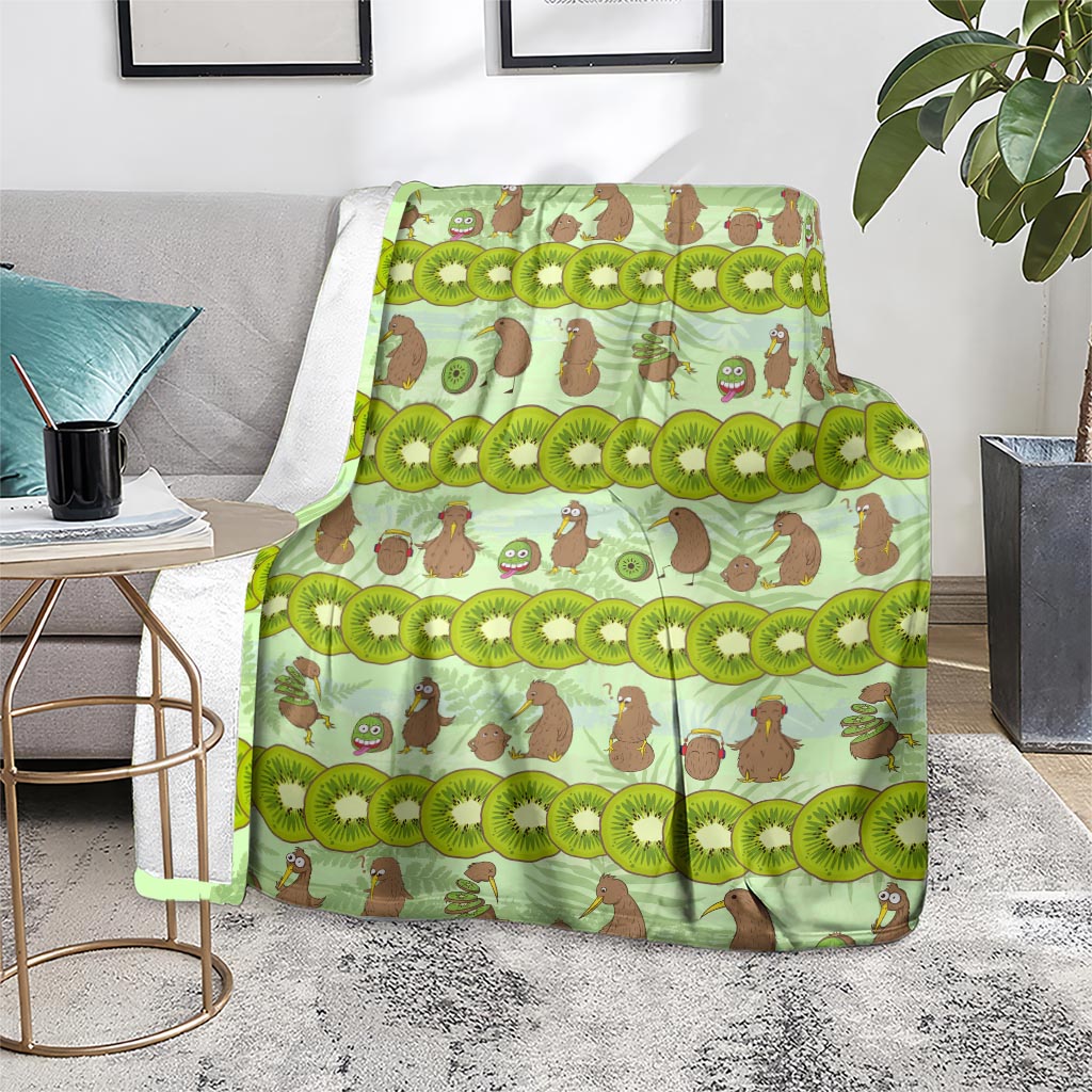New Zealand Kiwi Fruit Witty Kiwi Bird Blanket DT02 - Polynesian Pride