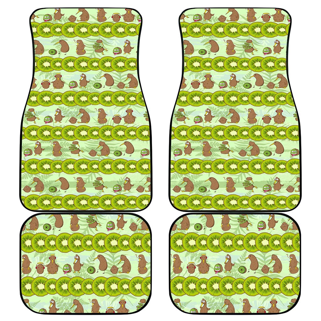 New Zealand Kiwi Fruit Witty Kiwi Bird Car Mats DT02 - Polynesian Pride