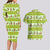 New Zealand Kiwi Fruit Witty Kiwi Bird Couples Matching Long Sleeve Bodycon Dress and Hawaiian Shirt