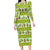 New Zealand Kiwi Fruit Witty Kiwi Bird Family Matching Long Sleeve Bodycon Dress and Hawaiian Shirt