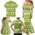 New Zealand Kiwi Fruit Witty Kiwi Bird Family Matching Mermaid Dress and Hawaiian Shirt