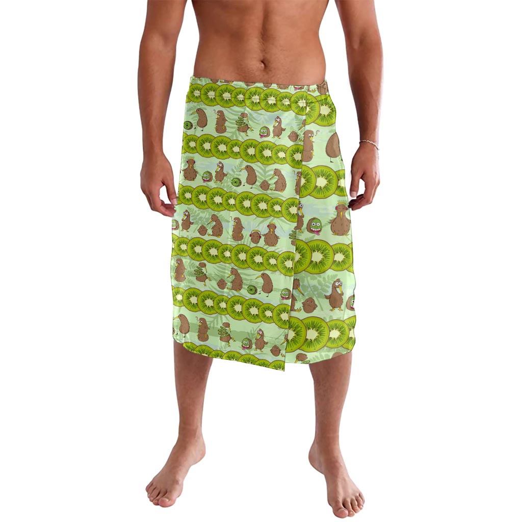 New Zealand Kiwi Fruit Witty Kiwi Bird Lavalava DT02 Green - Polynesian Pride